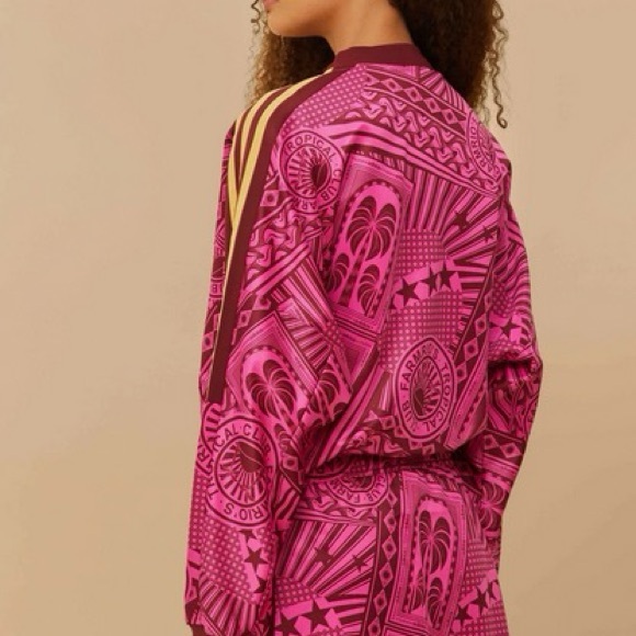 adidas x Farm Rio Track Jacket with Yellow Stripes (rare!) - Picture 14 of 14